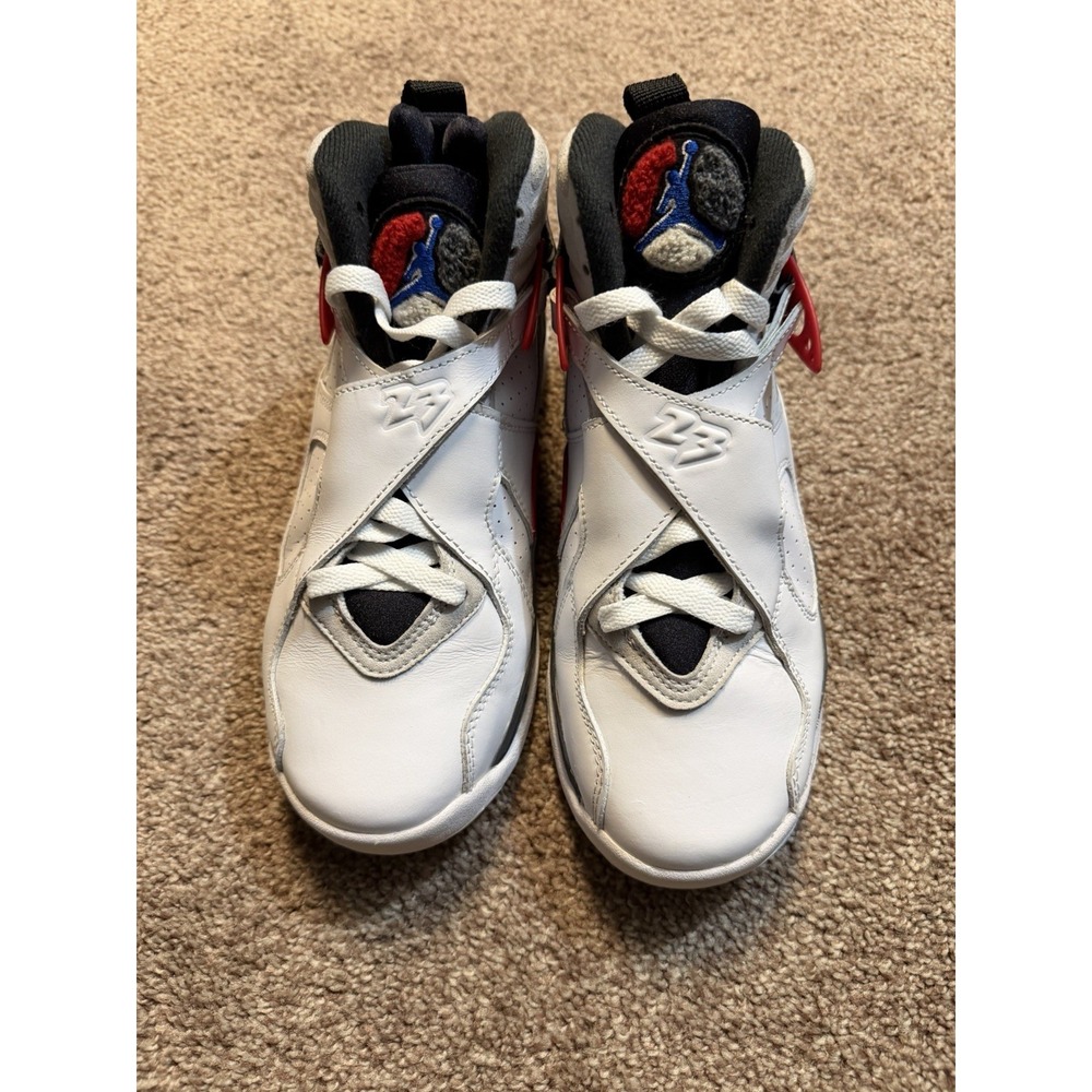 Jordan Air Jordan 8 Retro (GS) White/Black/True Red 4.5Y 305368-100 - Picture 3 of 11